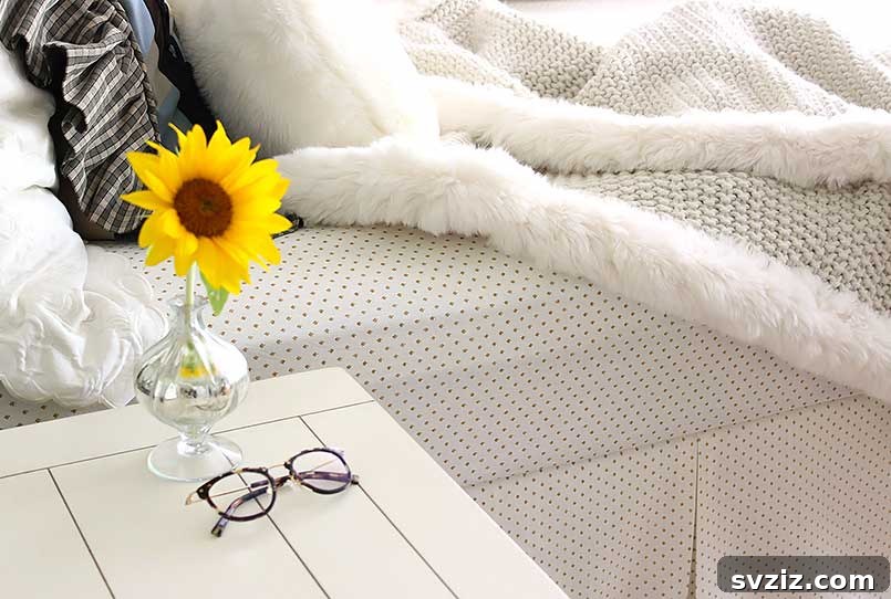 DIY Dream Bedroom: 51 Budget-Friendly Decor Hacks 42 Bed Skirt