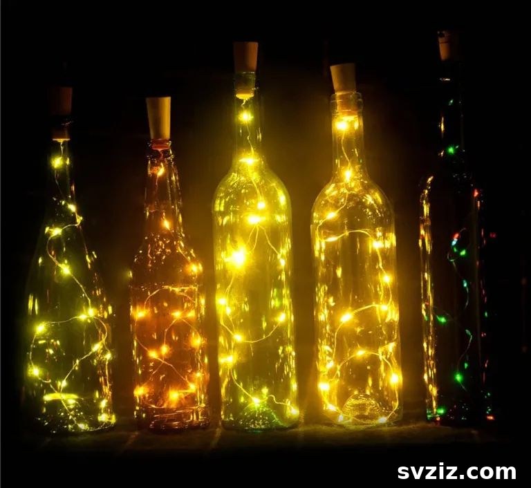DIY Dream Bedroom: 51 Budget-Friendly Decor Hacks 44 Wine Bottle Lights