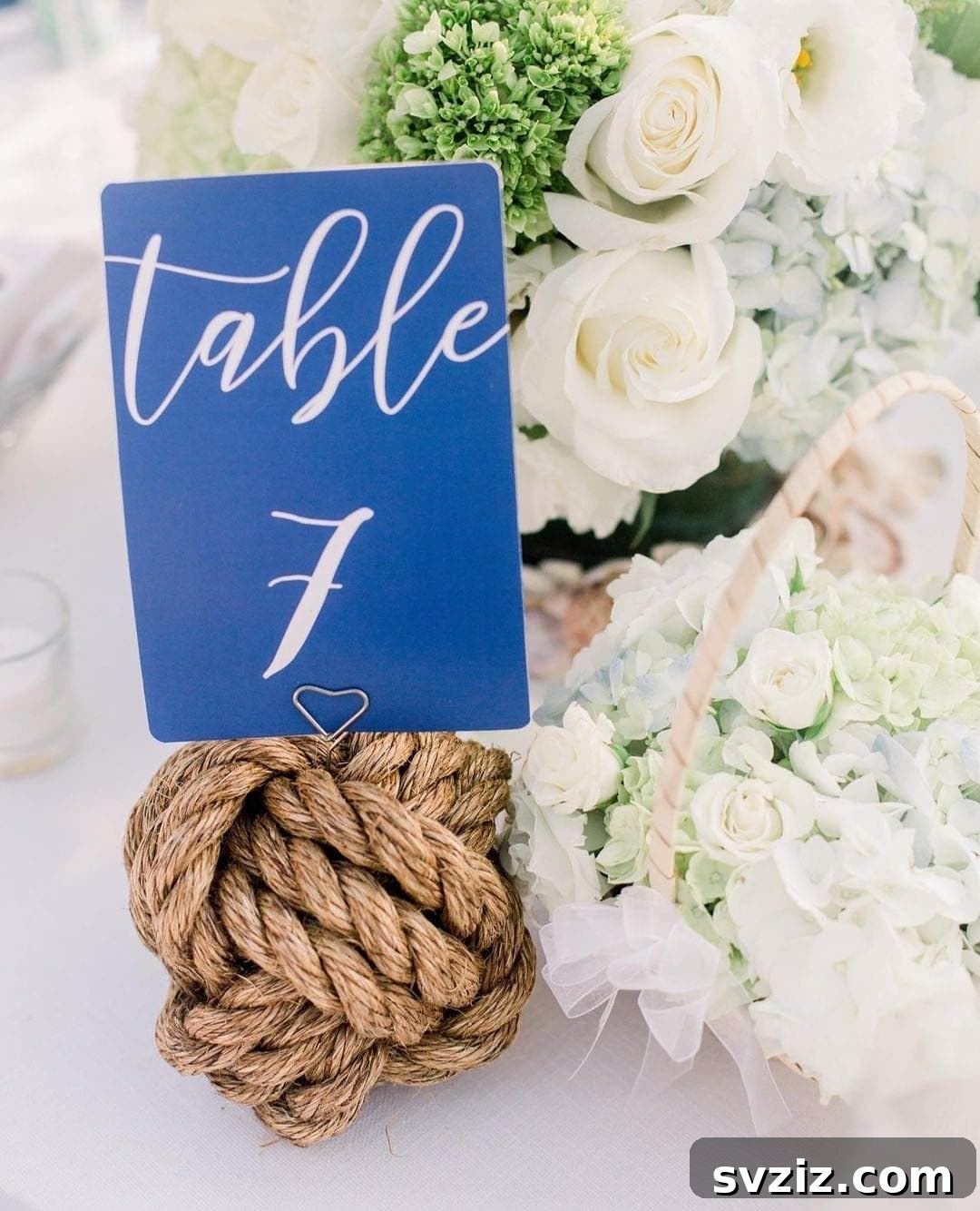 25 Gorgeous Wedding Centerpiece Inspirations 6 Handcrafted Rustic Manila Rope Table Number