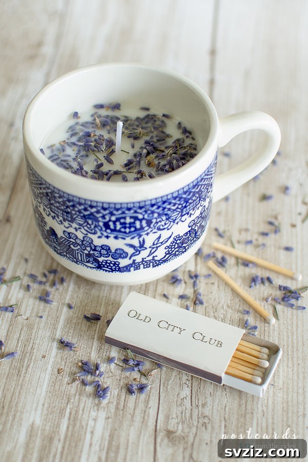 DIY Scented Candles for Mom