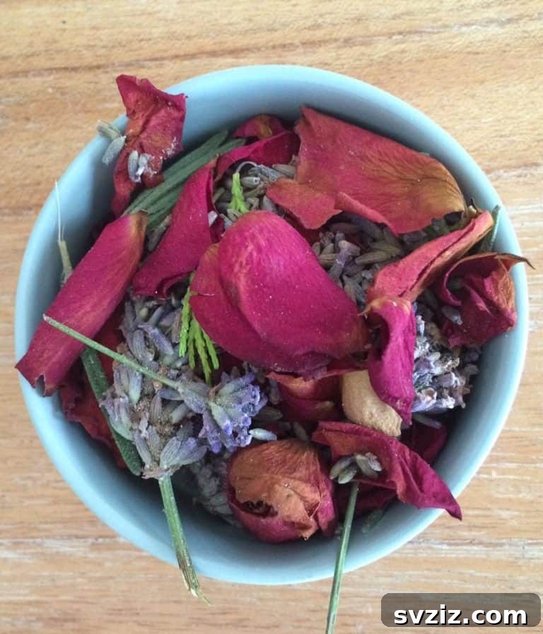 DIY Rose and Lavender Potpourri