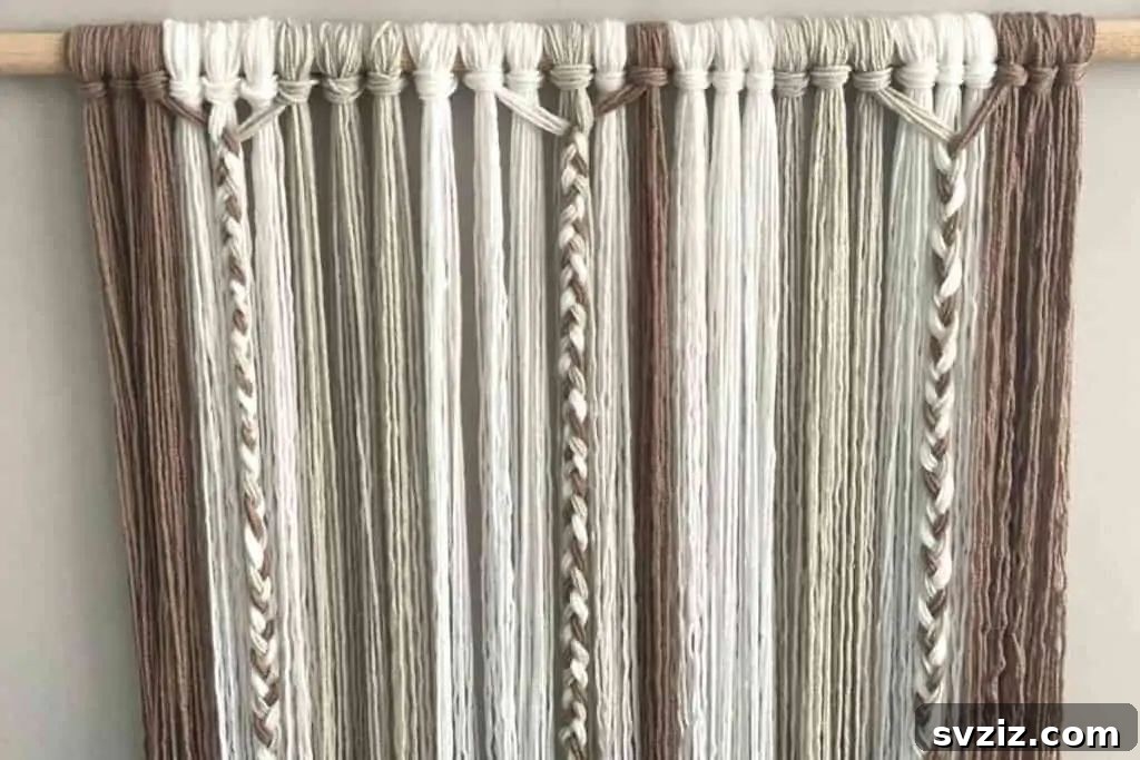 47 Clever Crafts Your Mom Will Love 43 DIY Yarn Wall Hanging