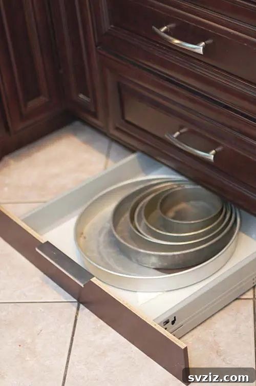 Hidden Toe Kick Drawer