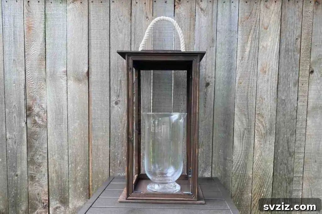 Wooden Lantern