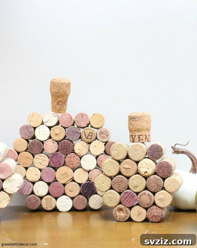 Cork Pumpkins