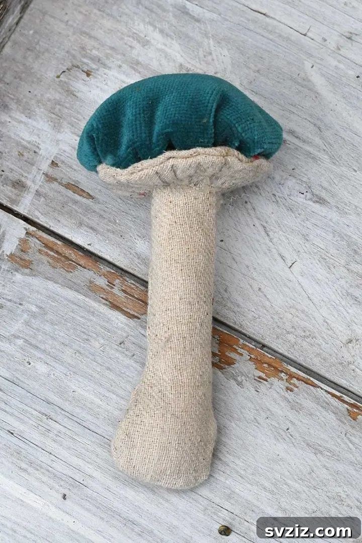 Fabric Mushrooms