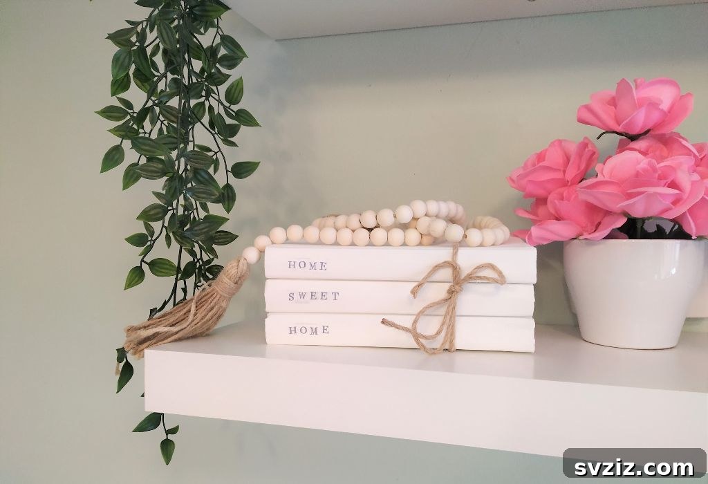 Stacked Book Decor