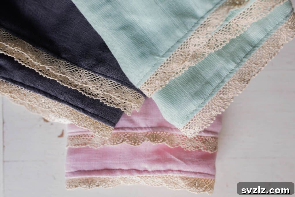 Baby Blanket Lace Trim
