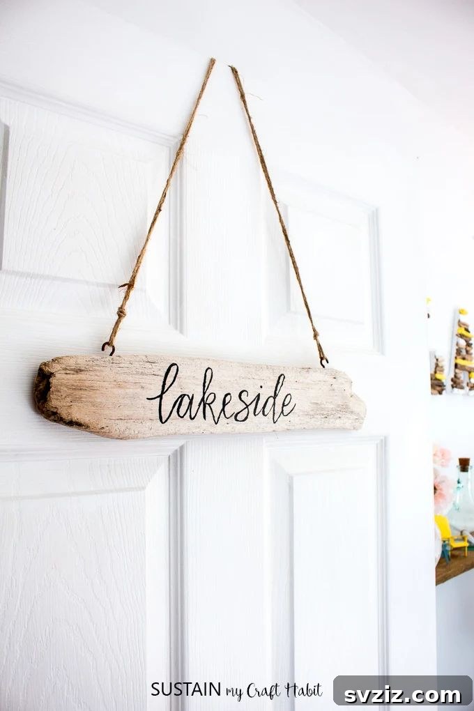 Driftwood Sign