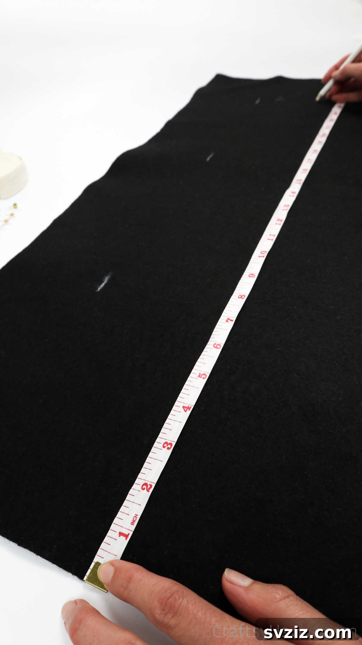 Craft Your Own Custom Apron 11 Adding a dashed line to the apron template, preparing for the cutting and sewing process.