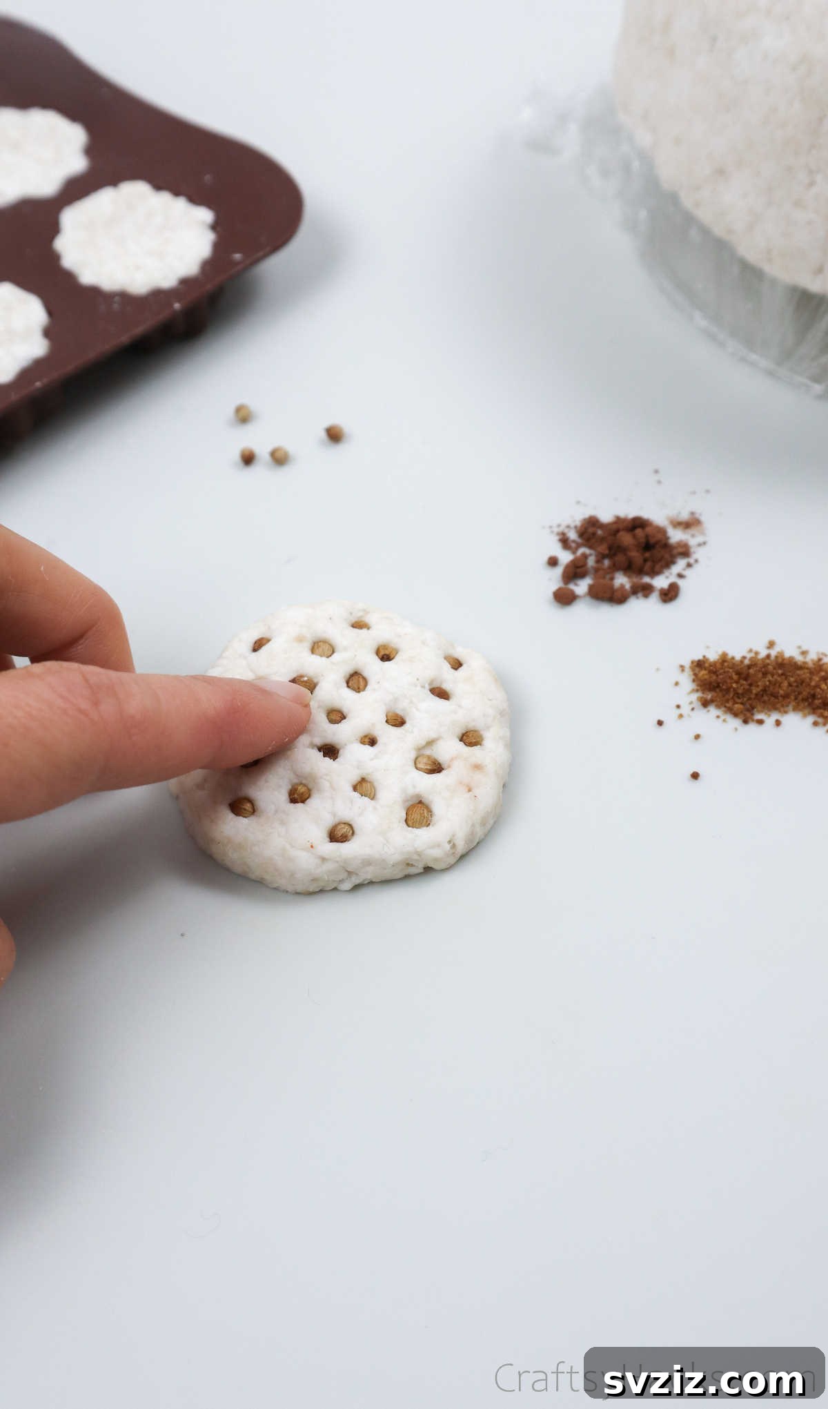 Unlock Your Paper Mache Potential 12 pressing seeds into paper
