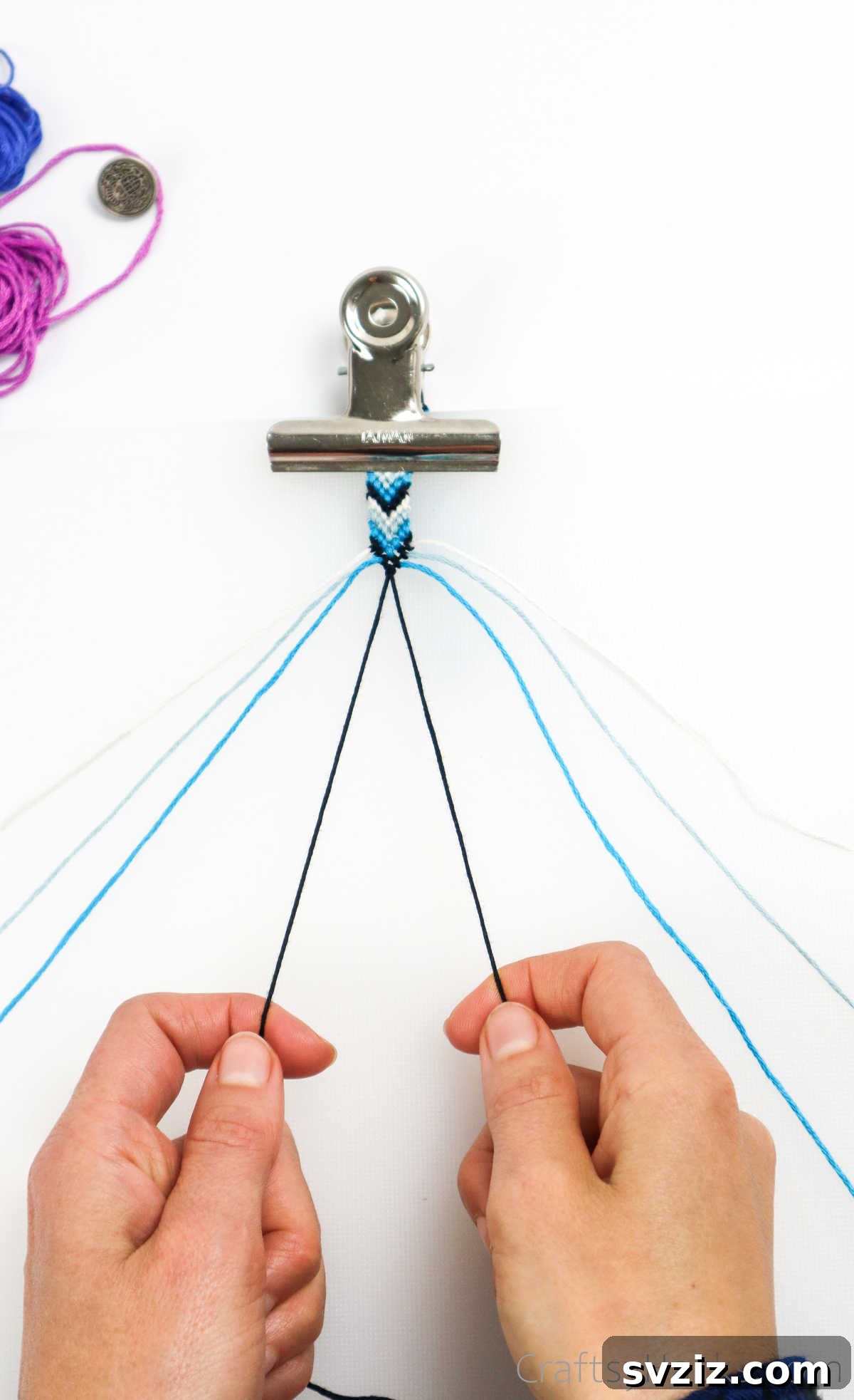 Crafting Friendship Bracelets 62 completed knot