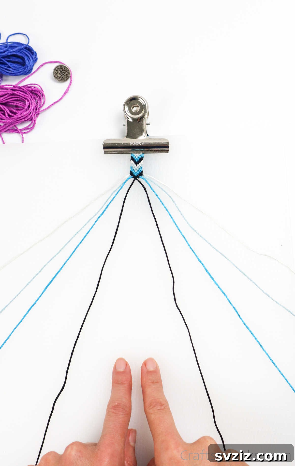 Crafting Friendship Bracelets 65 seperated threads