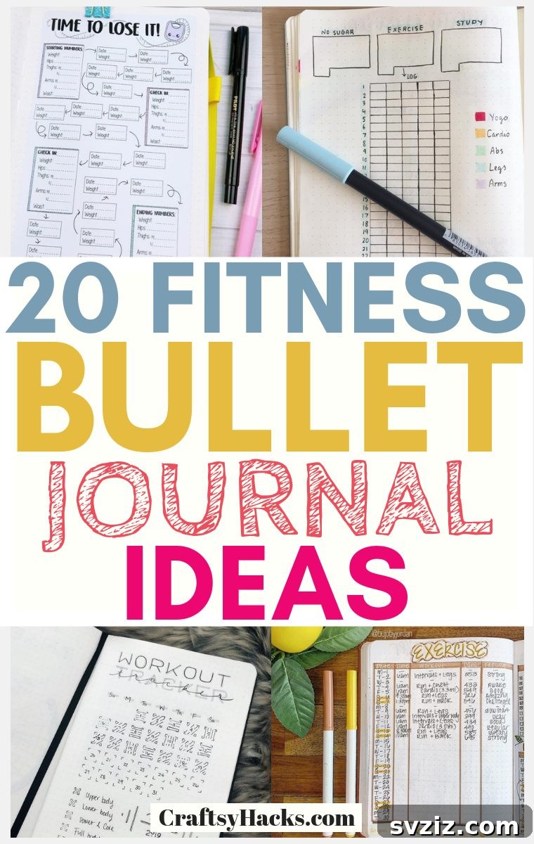 Bullet Journal Your Way to Weight Loss 20 Spreads 2 Fitness Bullet Journal Spreads for Losing Weight
