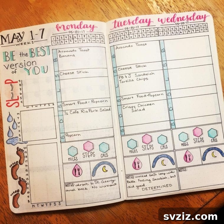 Bullet Journal Your Way to Weight Loss 20 Spreads 4 Be the Best Version of You