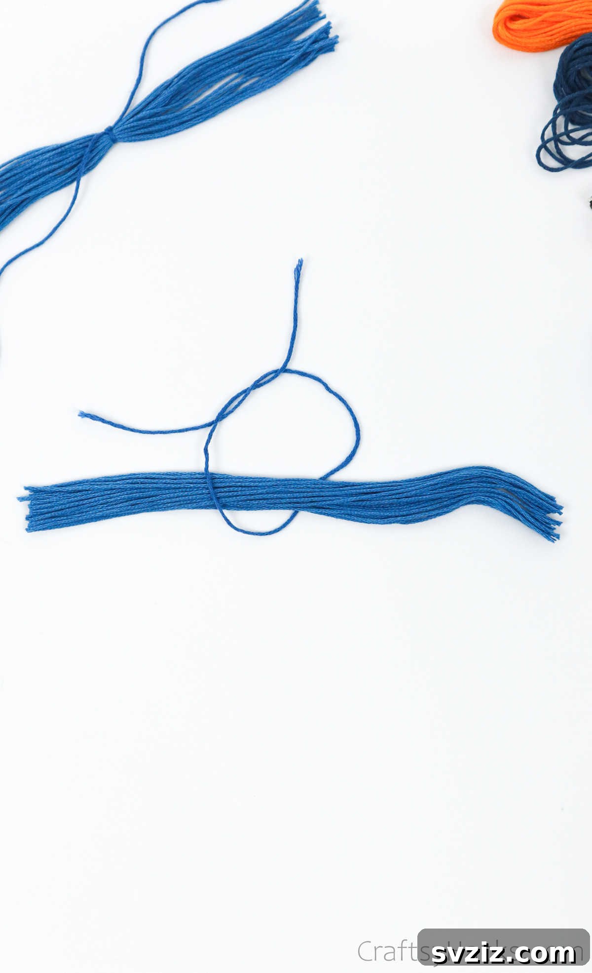 Craft Your Own Trendy Tassel Earrings 13 tying knot