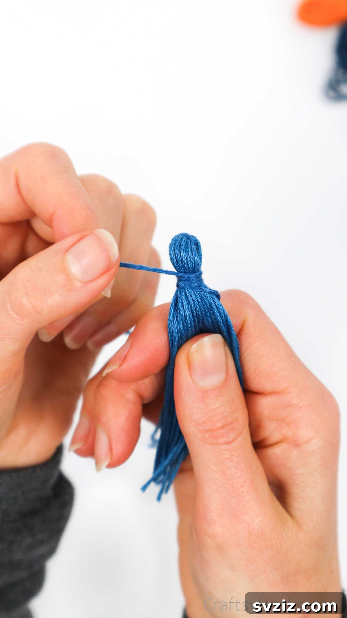 Craft Your Own Trendy Tassel Earrings 19 tying knot