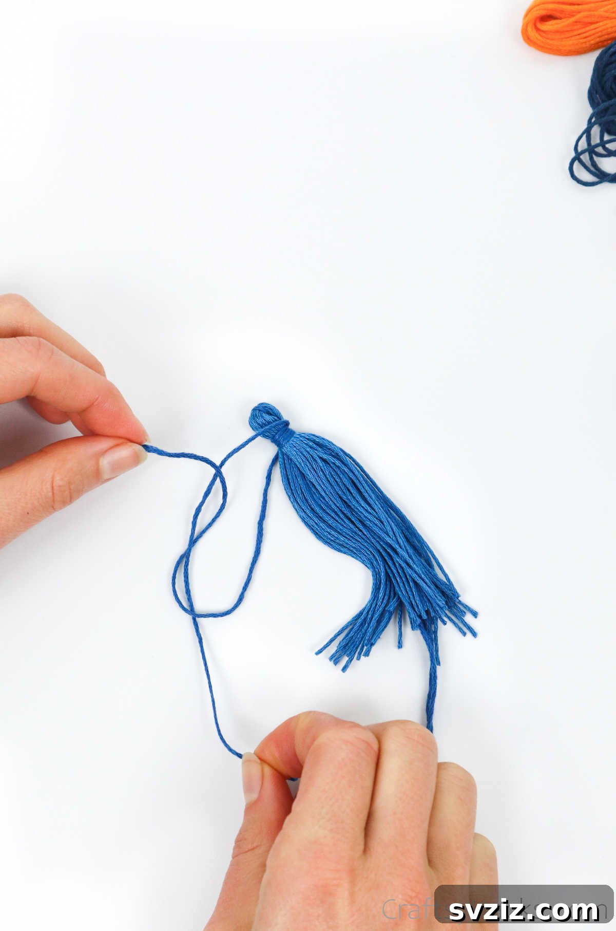 Craft Your Own Trendy Tassel Earrings 20 wrapping thread