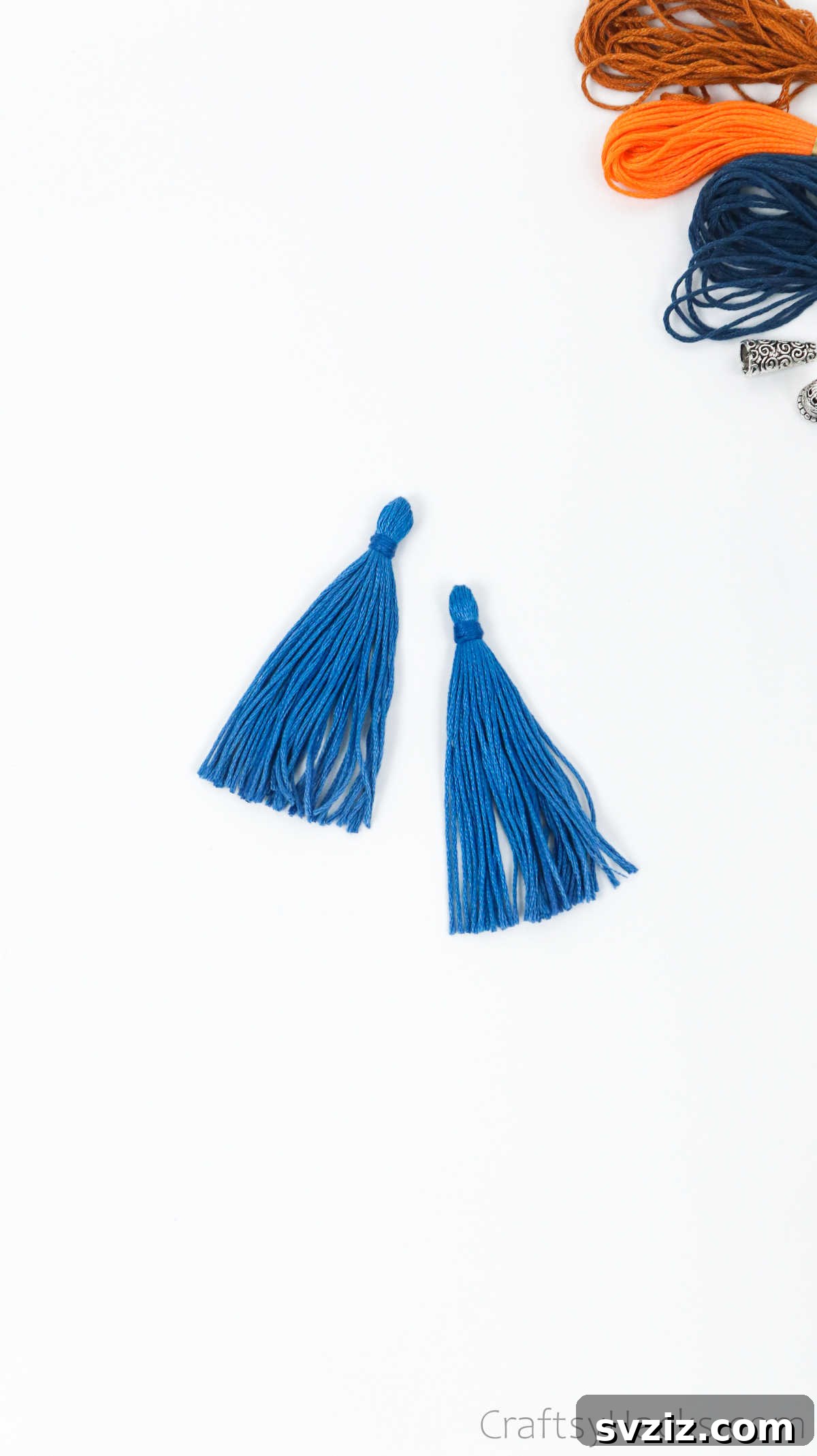 Craft Your Own Trendy Tassel Earrings 23 completed tassels