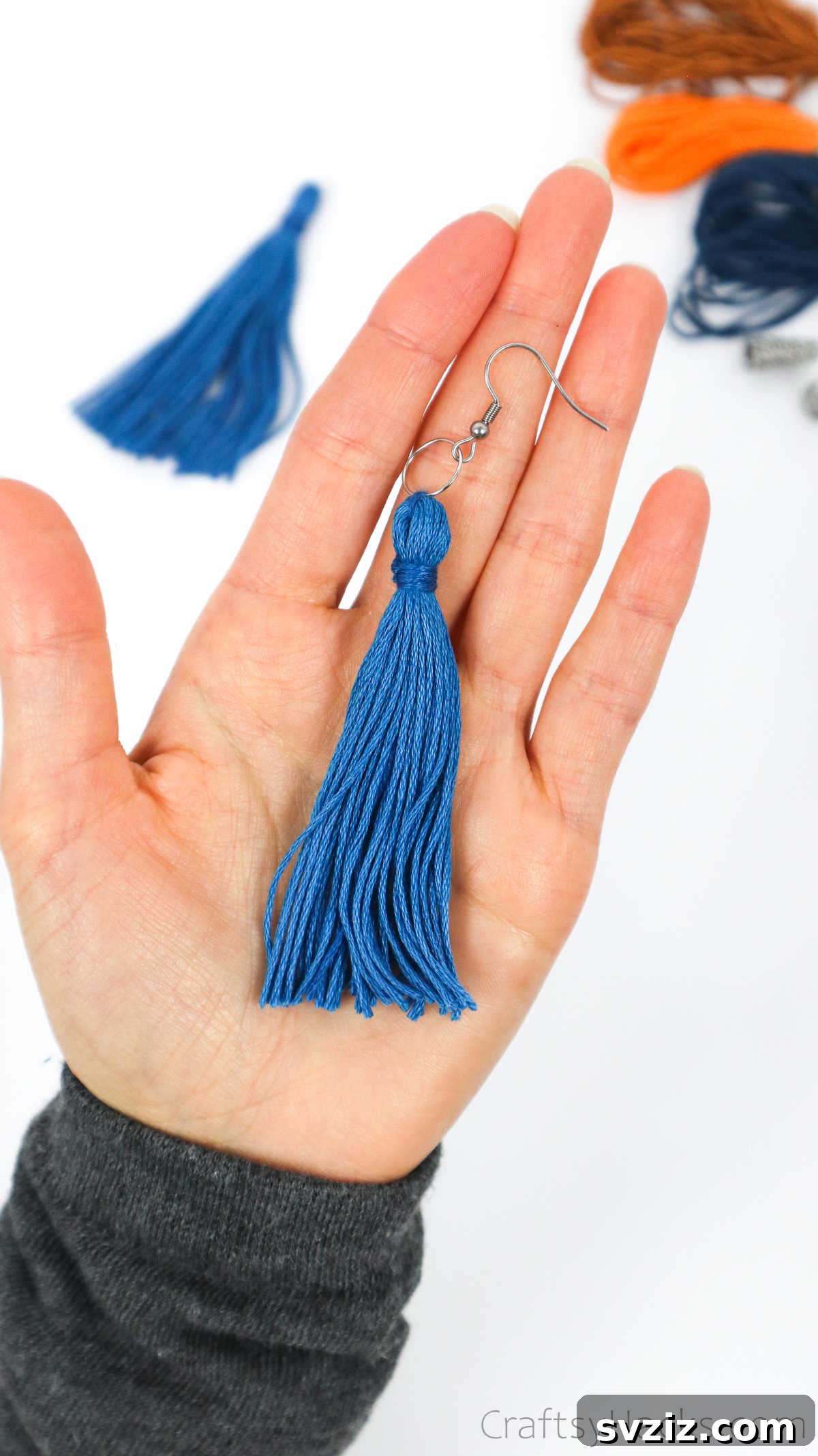 Craft Your Own Trendy Tassel Earrings 25 completed tassel earring
