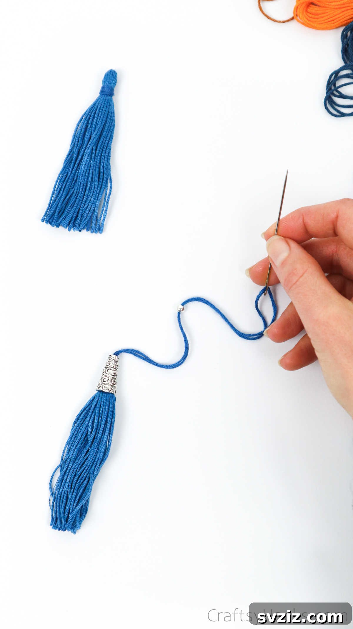 Craft Your Own Trendy Tassel Earrings 32 threading bead
