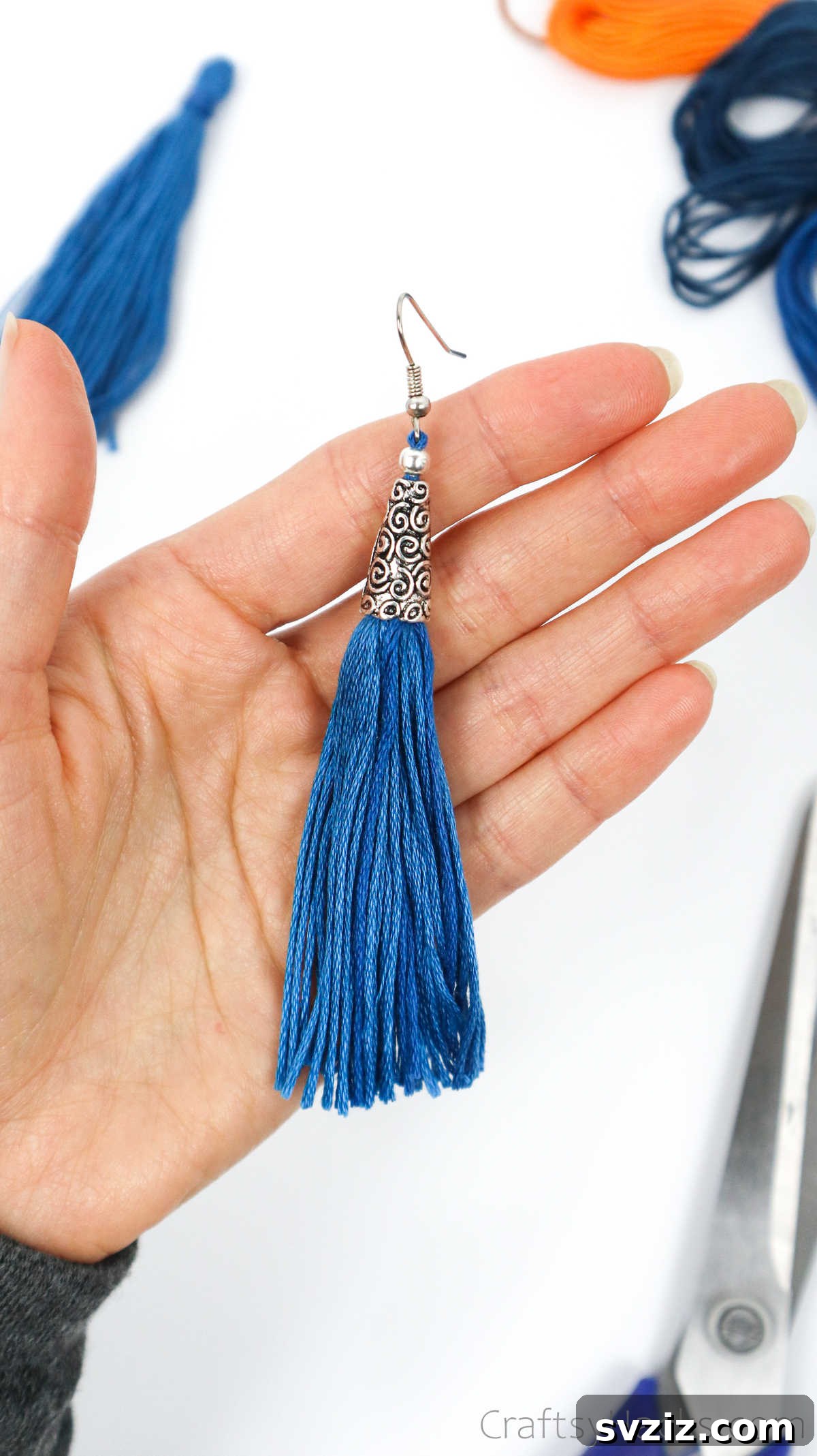 Craft Your Own Trendy Tassel Earrings 40 completed tassel earring