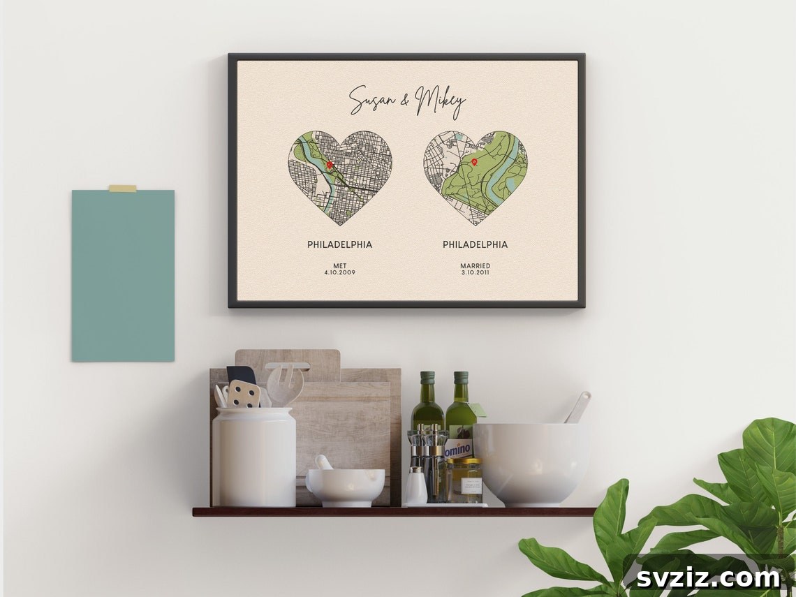 31 Inspired Wedding Gift Ideas 21 Framed Maps