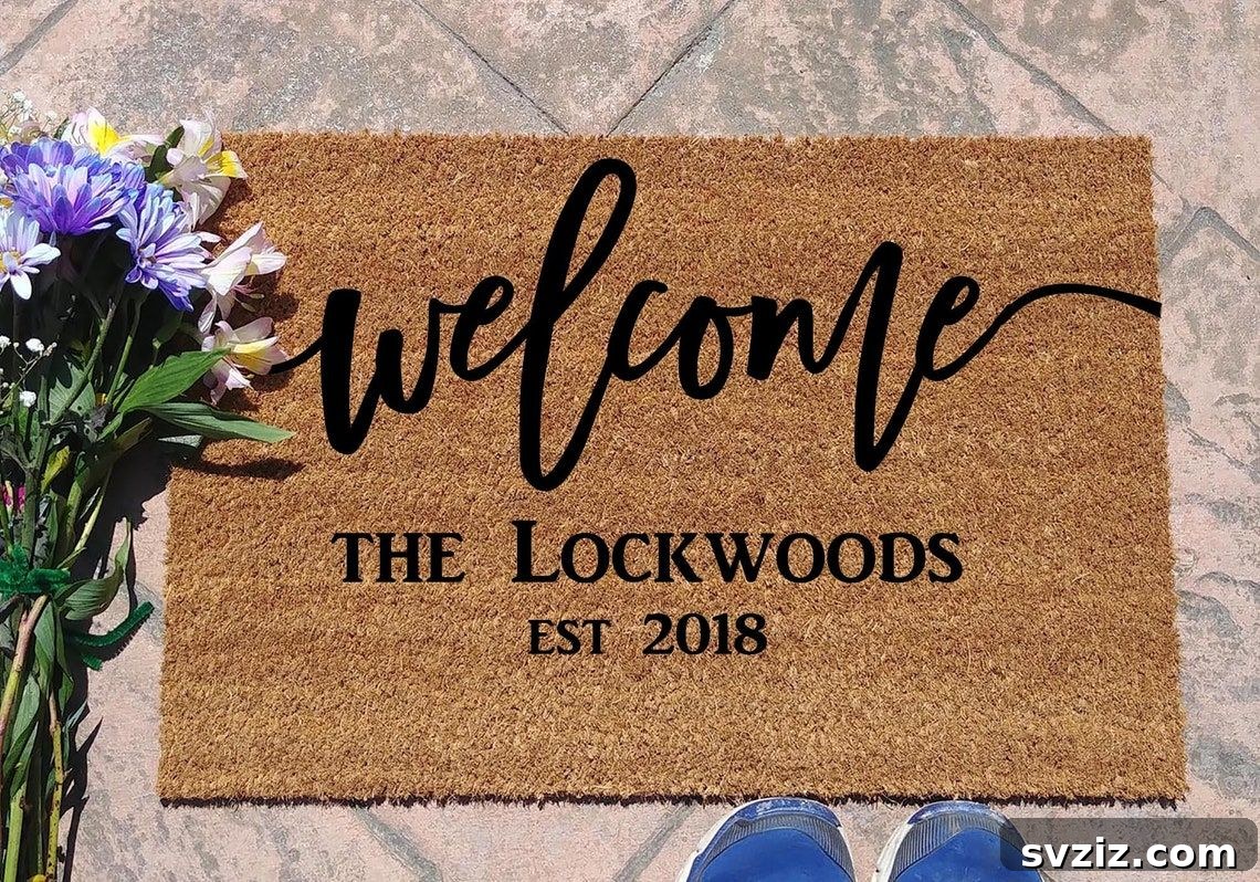 31 Inspired Wedding Gift Ideas 31 Welcome Mat