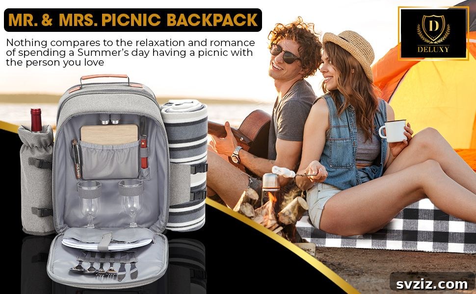 31 Inspired Wedding Gift Ideas 8 Picnic Backpack