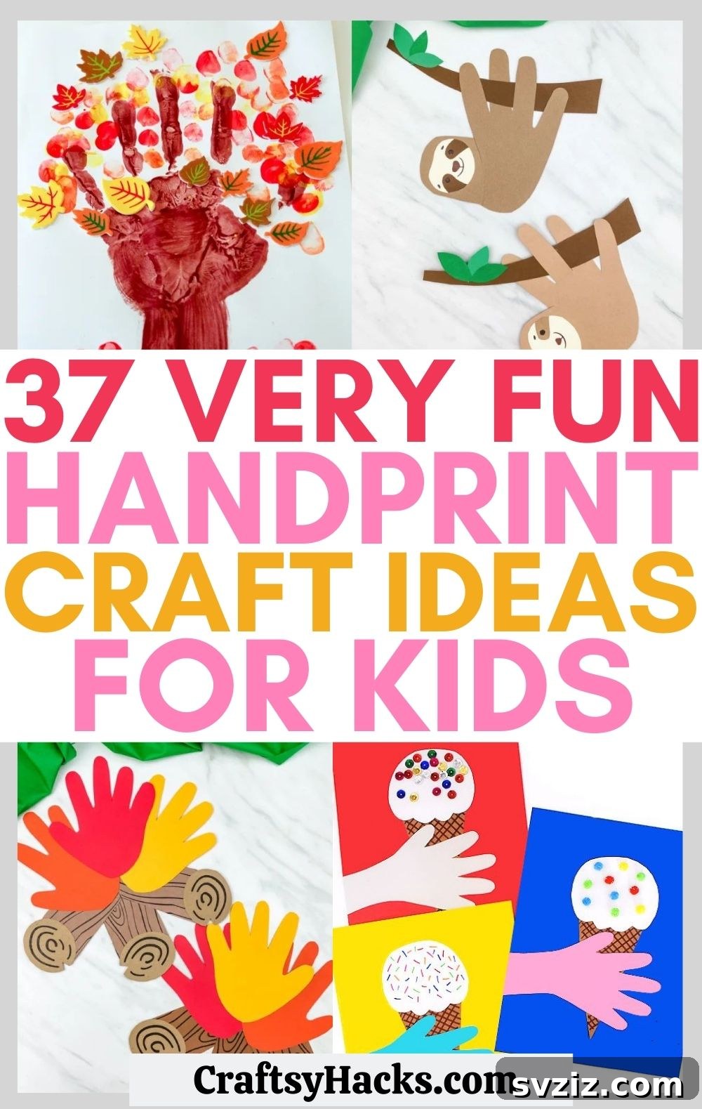 Creative Handprint Projects for Kids 2 handprint crafts