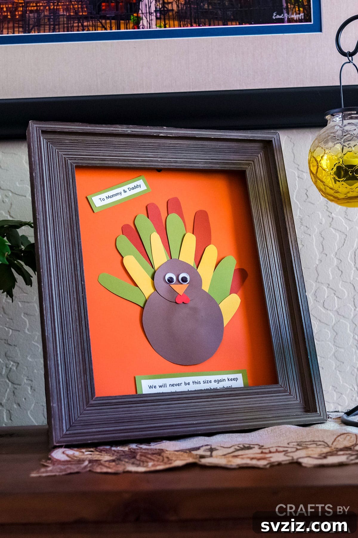Creative Handprint Projects for Kids 15 Family Handprint Turkey