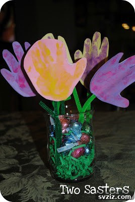 Creative Handprint Projects for Kids 22 Handprint Flowers