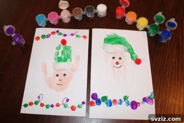 Creative Handprint Projects for Kids 24 Elf Handprint Craft