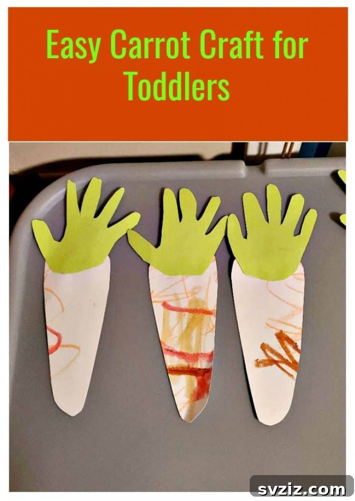 Creative Handprint Projects for Kids 6 Handprint Carrots