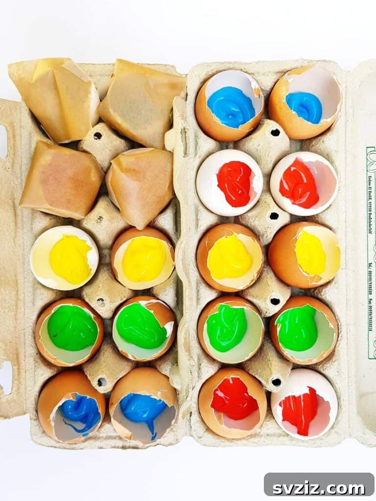 Kickstart Your Art: 61 Easy Canvas Painting Projects 17 Eggshell Art