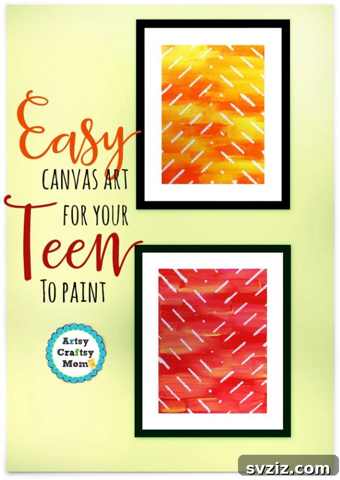 Kickstart Your Art: 61 Easy Canvas Painting Projects 27 Easy Canvas Art for Teenagers