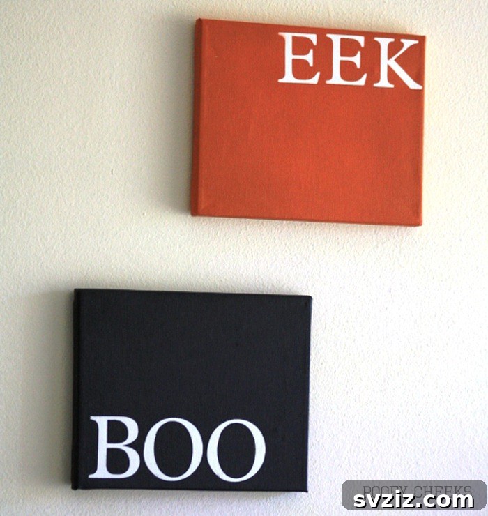 Kickstart Your Art: 61 Easy Canvas Painting Projects 48 Boo and Eek