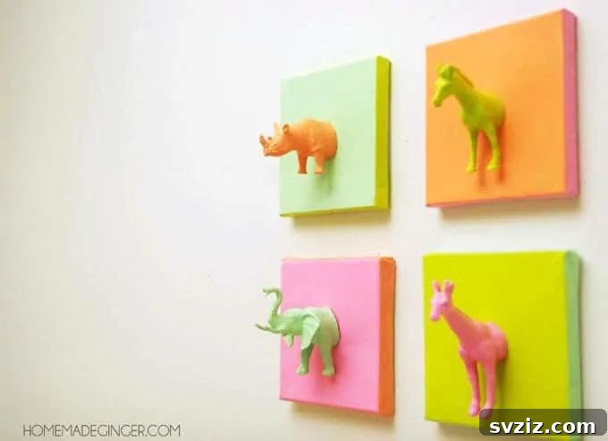 Kickstart Your Art: 61 Easy Canvas Painting Projects 51 Animals on Canvas