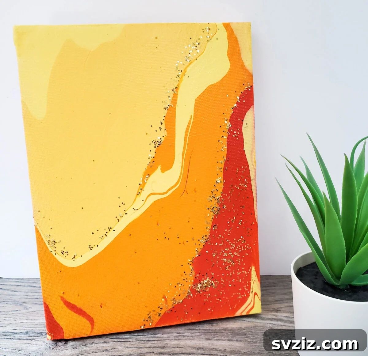 Kickstart Your Art: 61 Easy Canvas Painting Projects 53 Paint Pouring