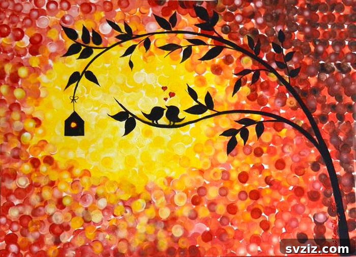 Kickstart Your Art: 61 Easy Canvas Painting Projects 58 Sponge Pouncers