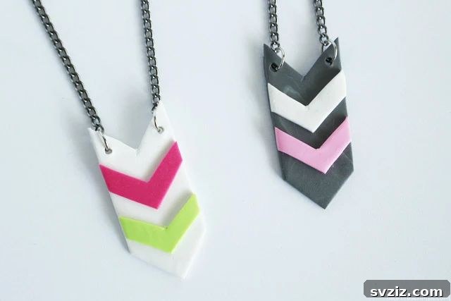 41 Easy DIY Necklace Projects 26 Aztec Clay Pendant