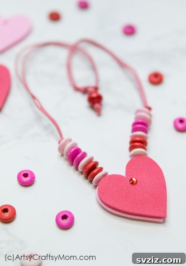 41 Easy DIY Necklace Projects 42 Valentines Day Necklace