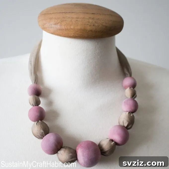 41 Easy DIY Necklace Projects 43 Silk Necklace
