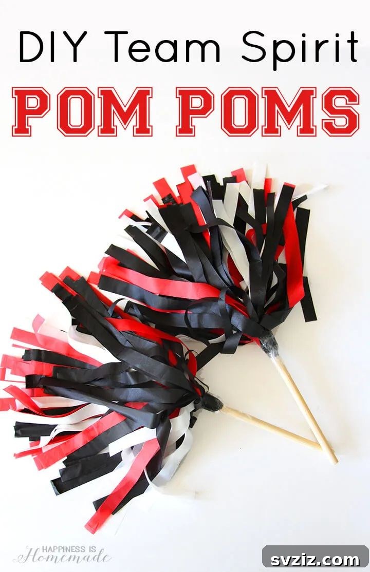 51 Creative Pom-Pom Projects 21 Cheer Pom Poms