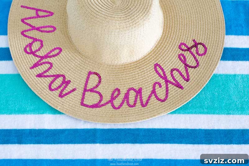 51 Creative Pom-Pom Projects 23 Beach Hat