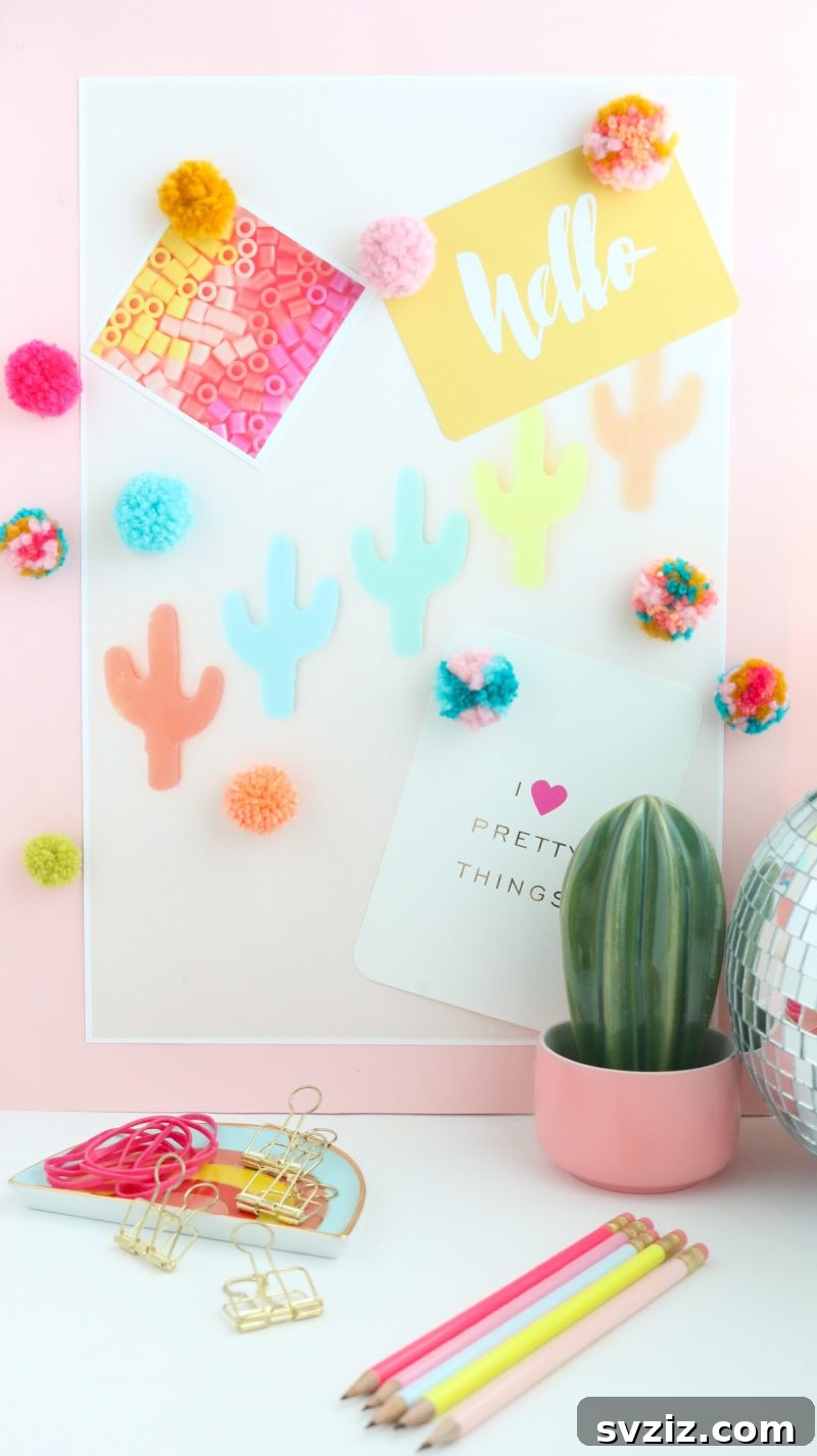 51 Creative Pom-Pom Projects 5 Pom Pom Magnet