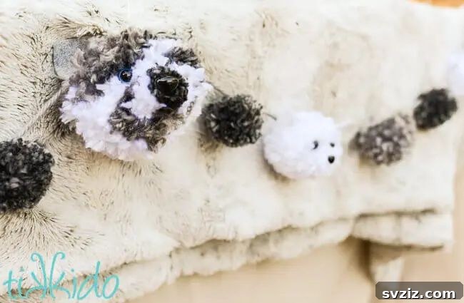 51 Creative Pom-Pom Projects 41 Wolf Dog
