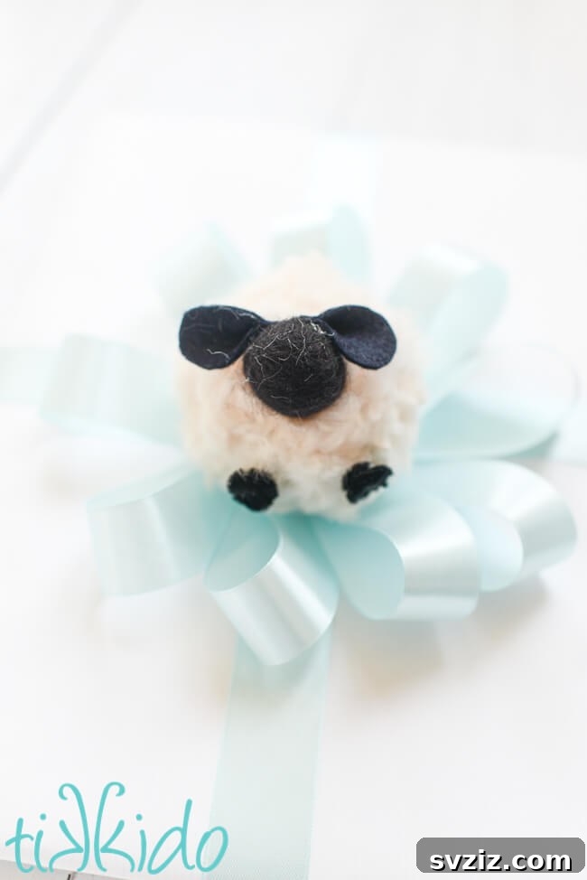 51 Creative Pom-Pom Projects 9 Pom Pom Sheep