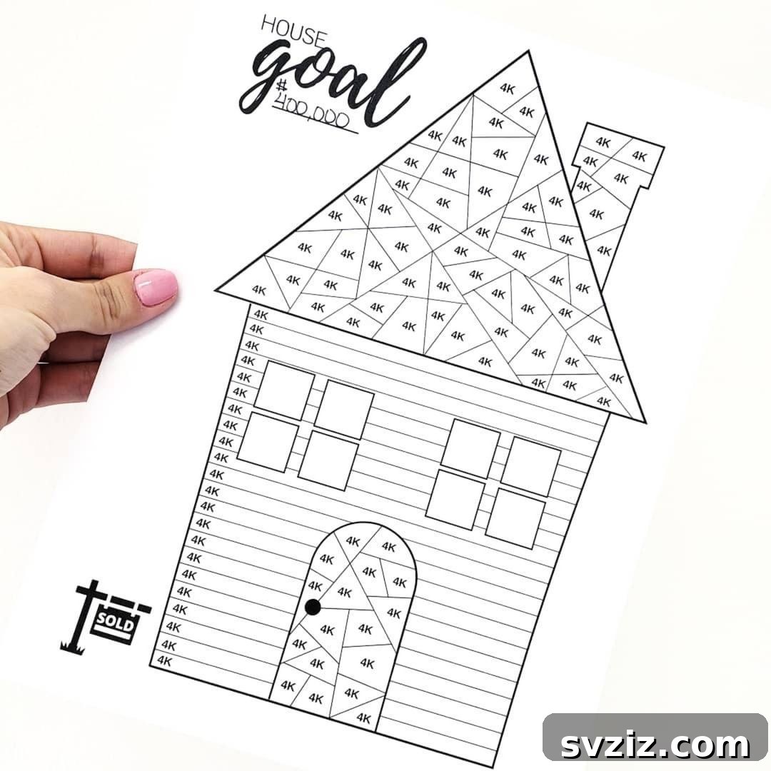 House Goal Bullet Journal