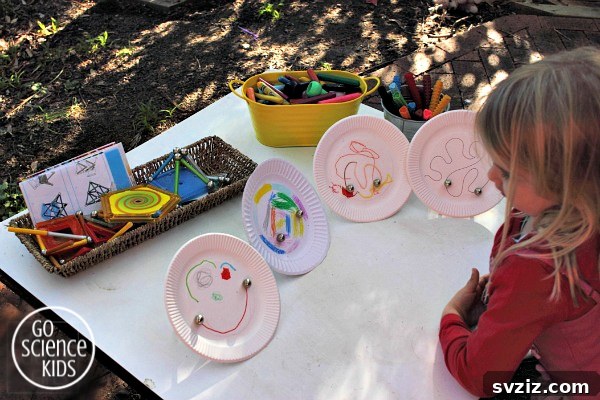 Crafting Smiles: Paper Plate Fun for Kids 15 Interactive paper plate magnet maze game with a drawn path and small magnetic elements.
